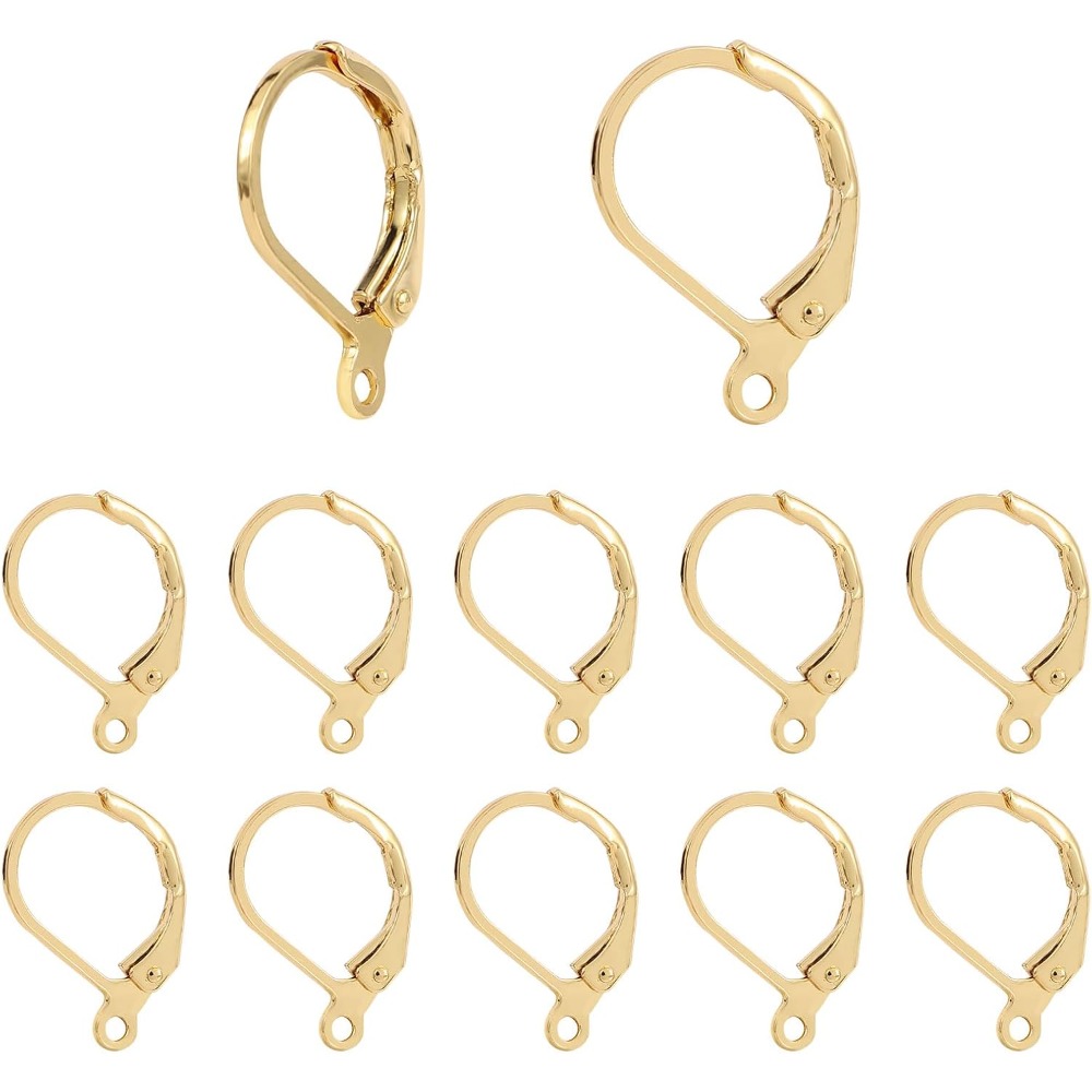 Jewelry Making With Copper Wire - 100pcs Leverback Earring Hooks Hypoallergenic French