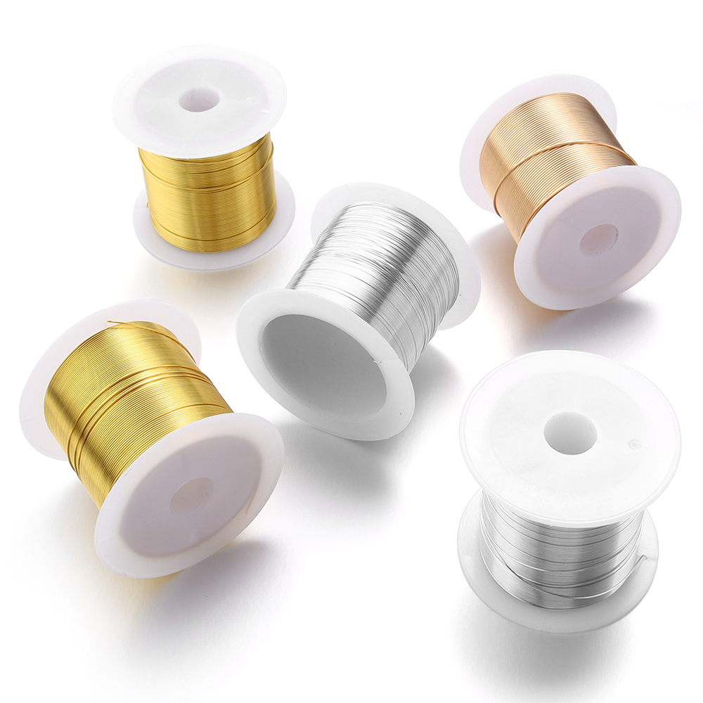 Jewelry Making With Copper Wire - 15-100m/Roll Gold Silver Color Copper Wire