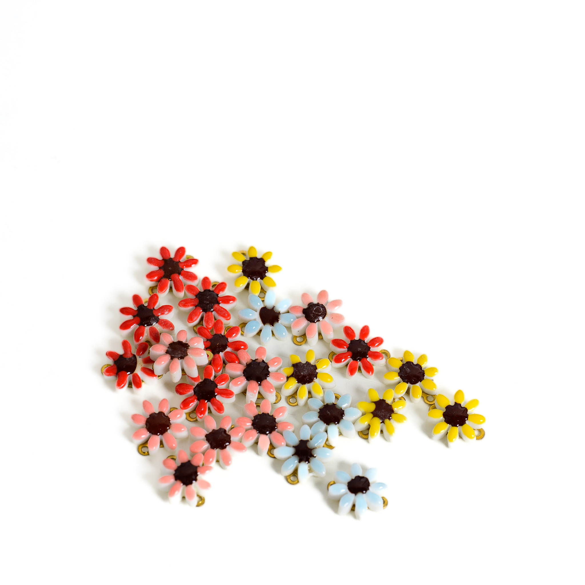 Jewelry Making Qc - 5pcs DIY Ceramic Flower Beads Random
