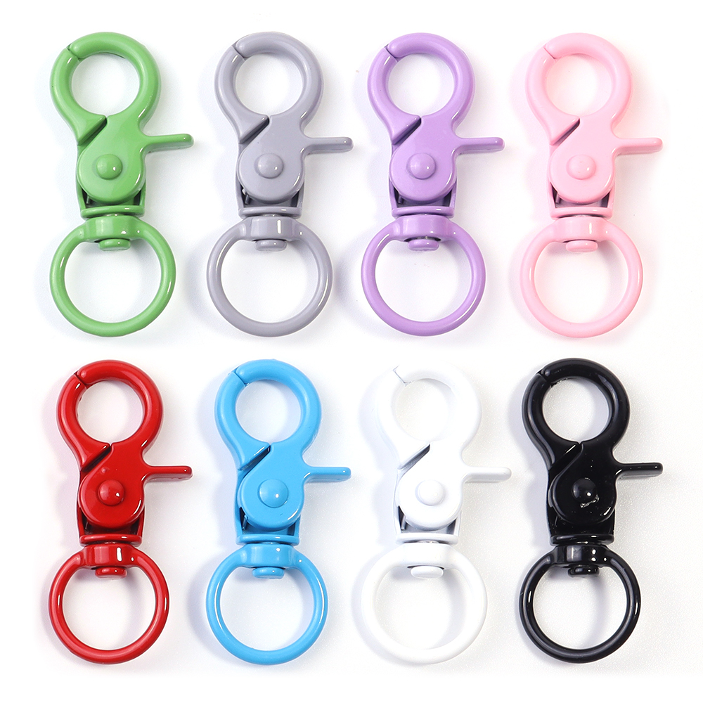 Jewelry Making Ring Tool - 5Pcs/Lot Colorful Swivel Lobster Clasp Hooks