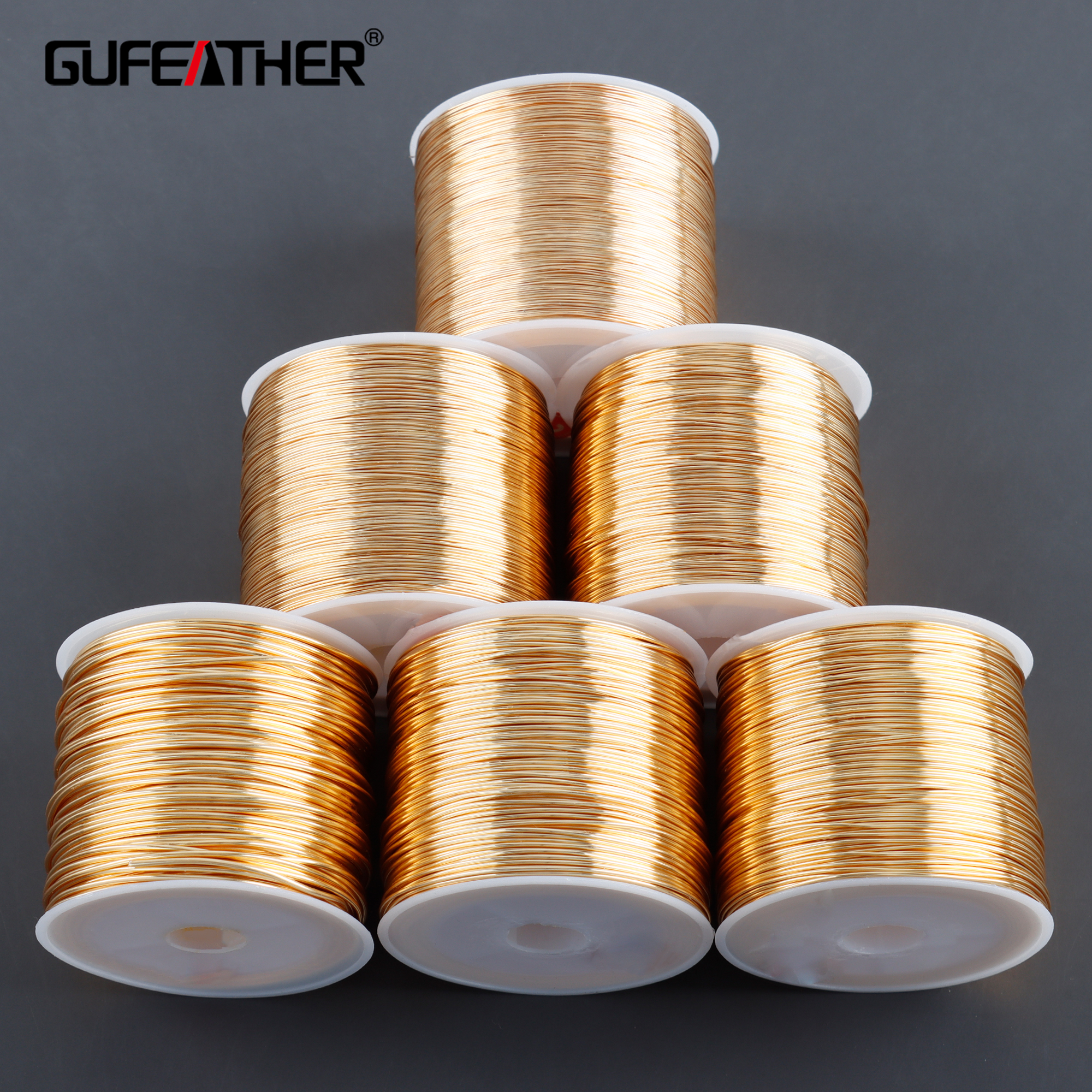 Jewelry Making With Copper Wire - GUFEATHER,one roll/lot,M997,jewelry accessories,pass REACH,nickel free,copper wire,18k
