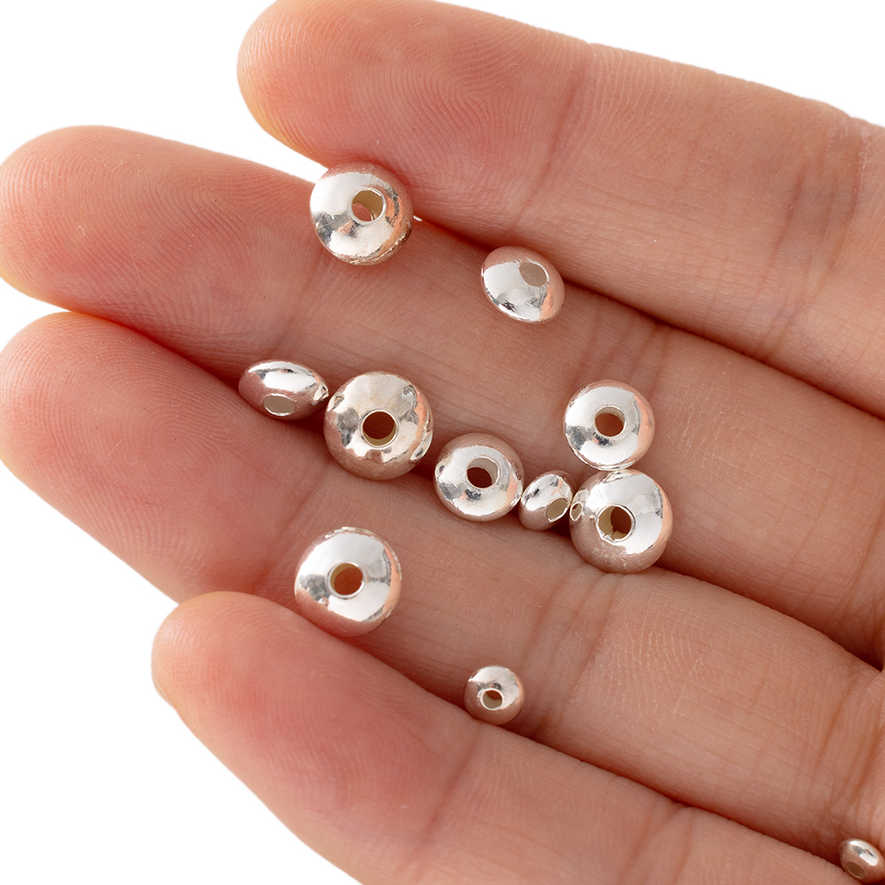 10pcs 3/4/5/6/7/8mm Real 925 S - Jewelry Making Silver recension och pris