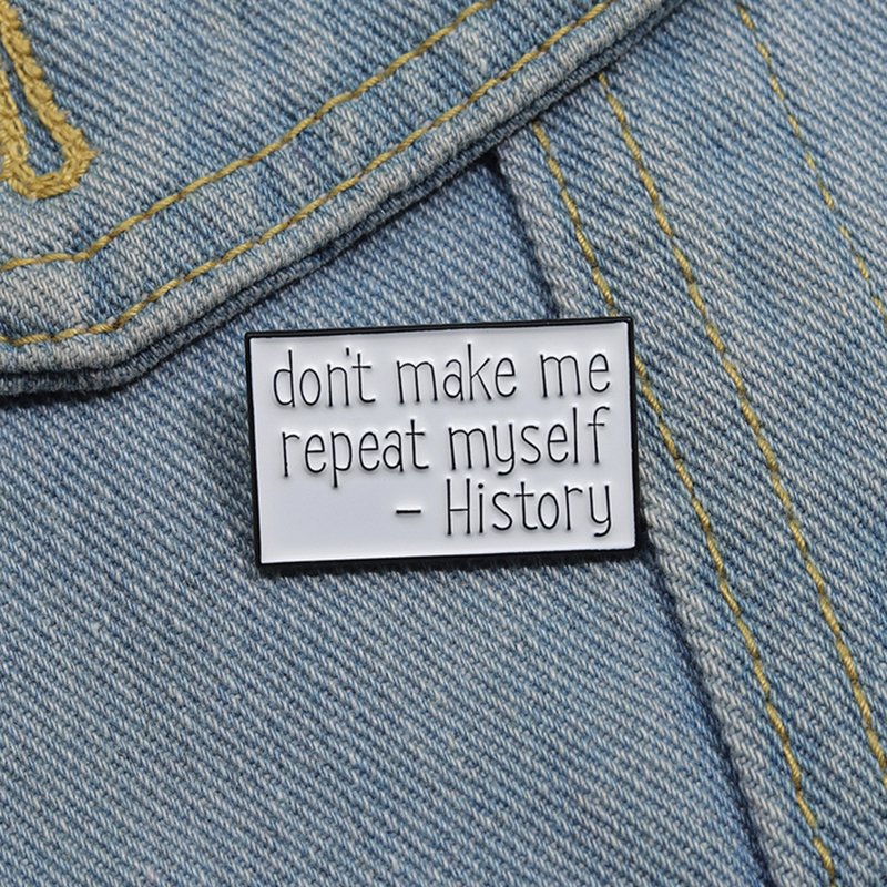 Funny Quotes Enamel Pins Custo - Jewelry Making History recension och pris
