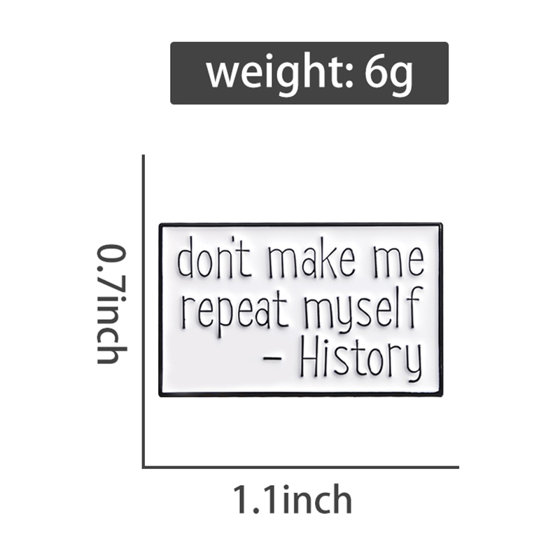 Funny Quotes Enamel Pins Custo - Jewelry Making History recension och pris