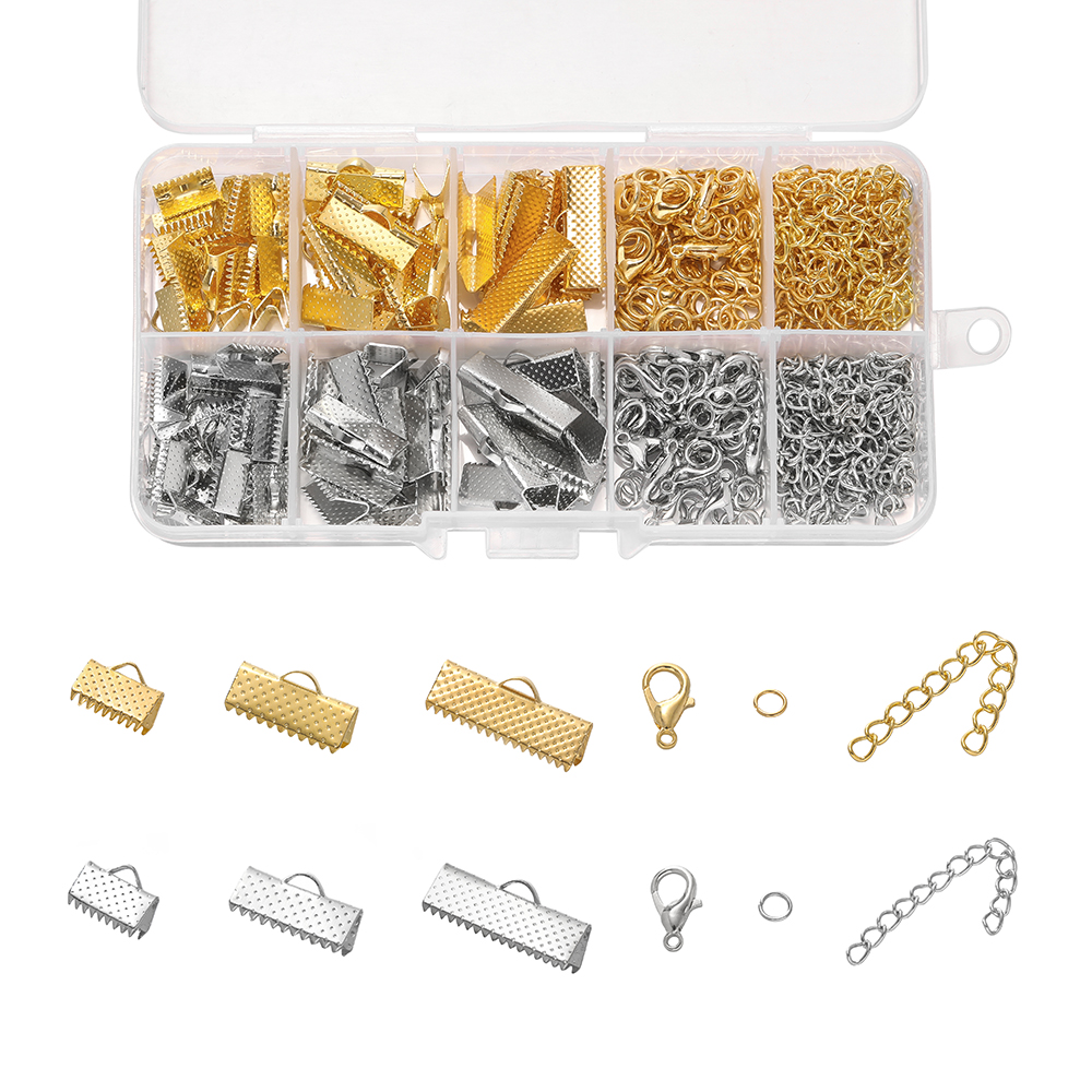 10 Grids Alloy Accessories Set - Jewelry Making Ring Tool recension och pris