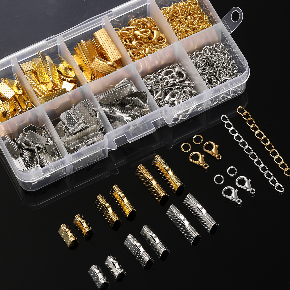 10 Grids Alloy Accessories Set - Jewelry Making Ring Tool recension och pris