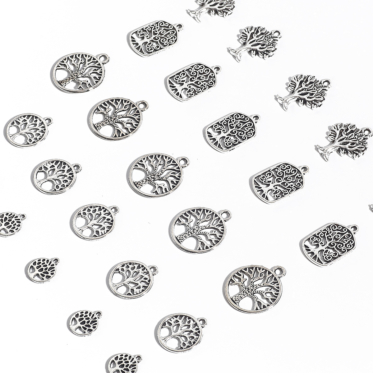 Antique Silver Plated Connecto - Jewelry Making Silver recension och pris