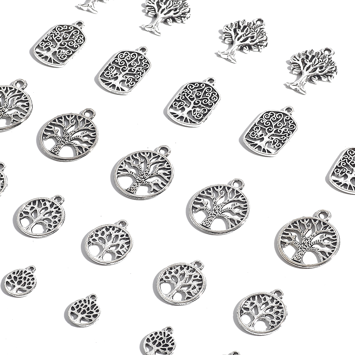Antique Silver Plated Connecto - Jewelry Making Silver recension och pris