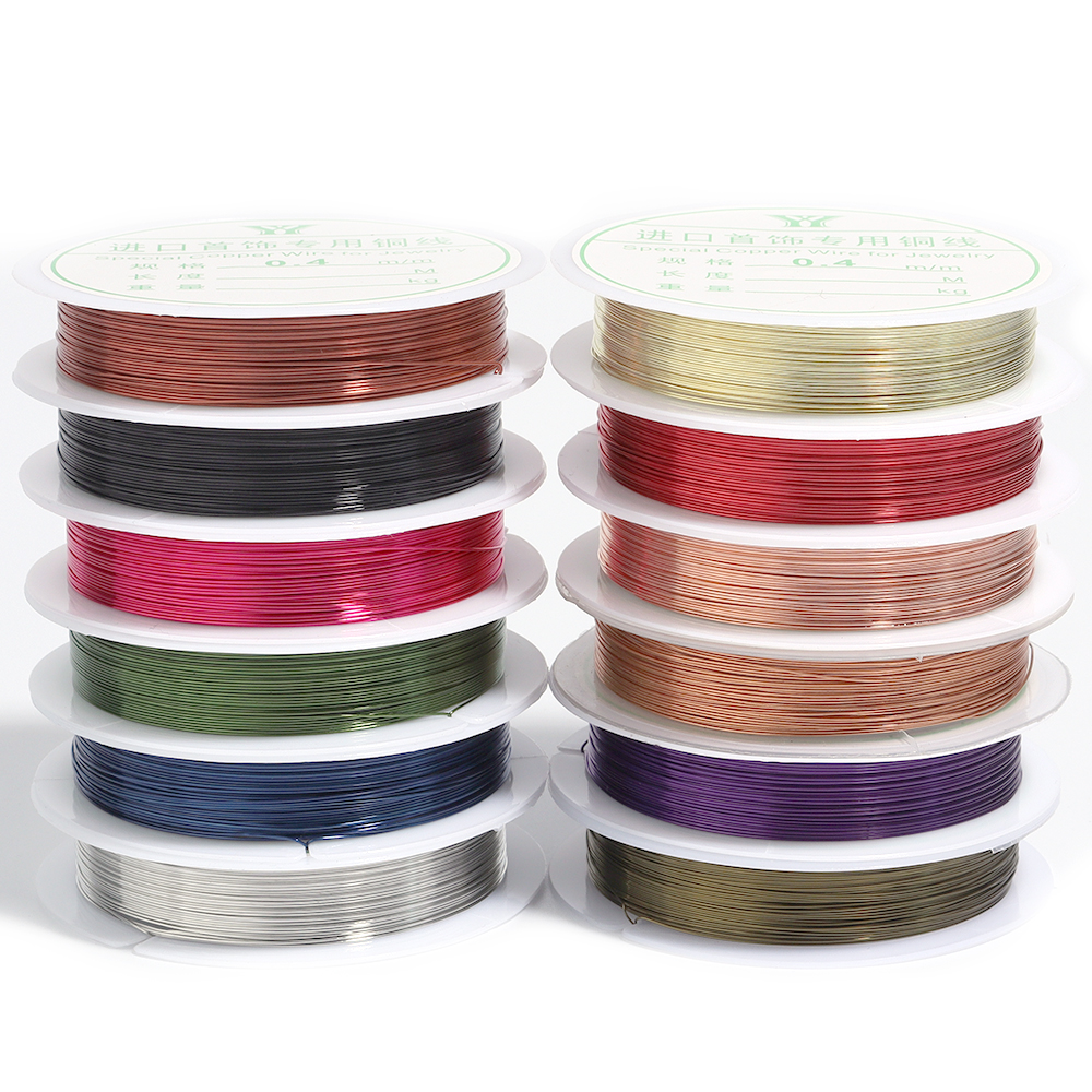 1Roll 0.2/0.25/0.3/0.4/0.5/0.6 - Jewelry Making With Copper Wire recension och pris