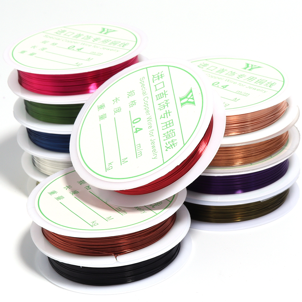 1Roll 0.2/0.25/0.3/0.4/0.5/0.6 - Jewelry Making With Copper Wire recension och pris