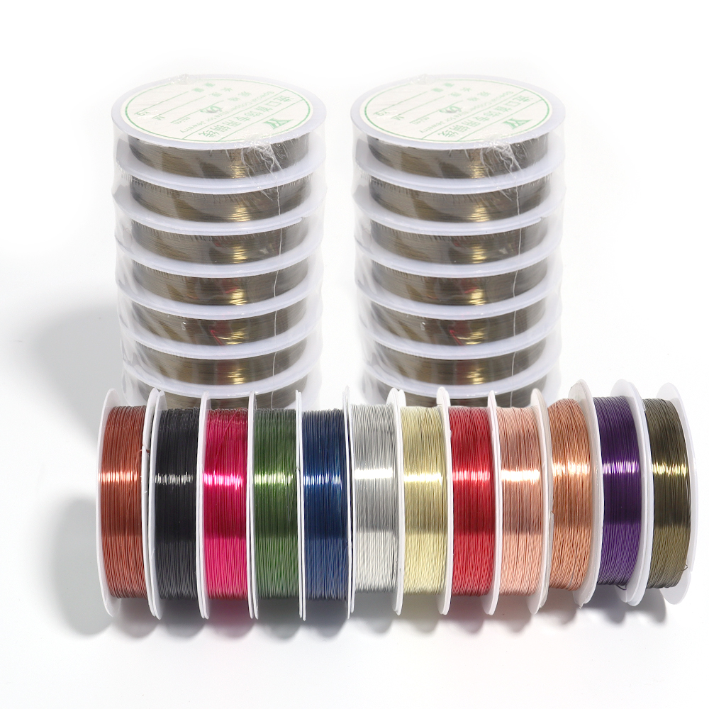 1Roll 0.2/0.25/0.3/0.4/0.5/0.6 - Jewelry Making With Copper Wire recension och pris