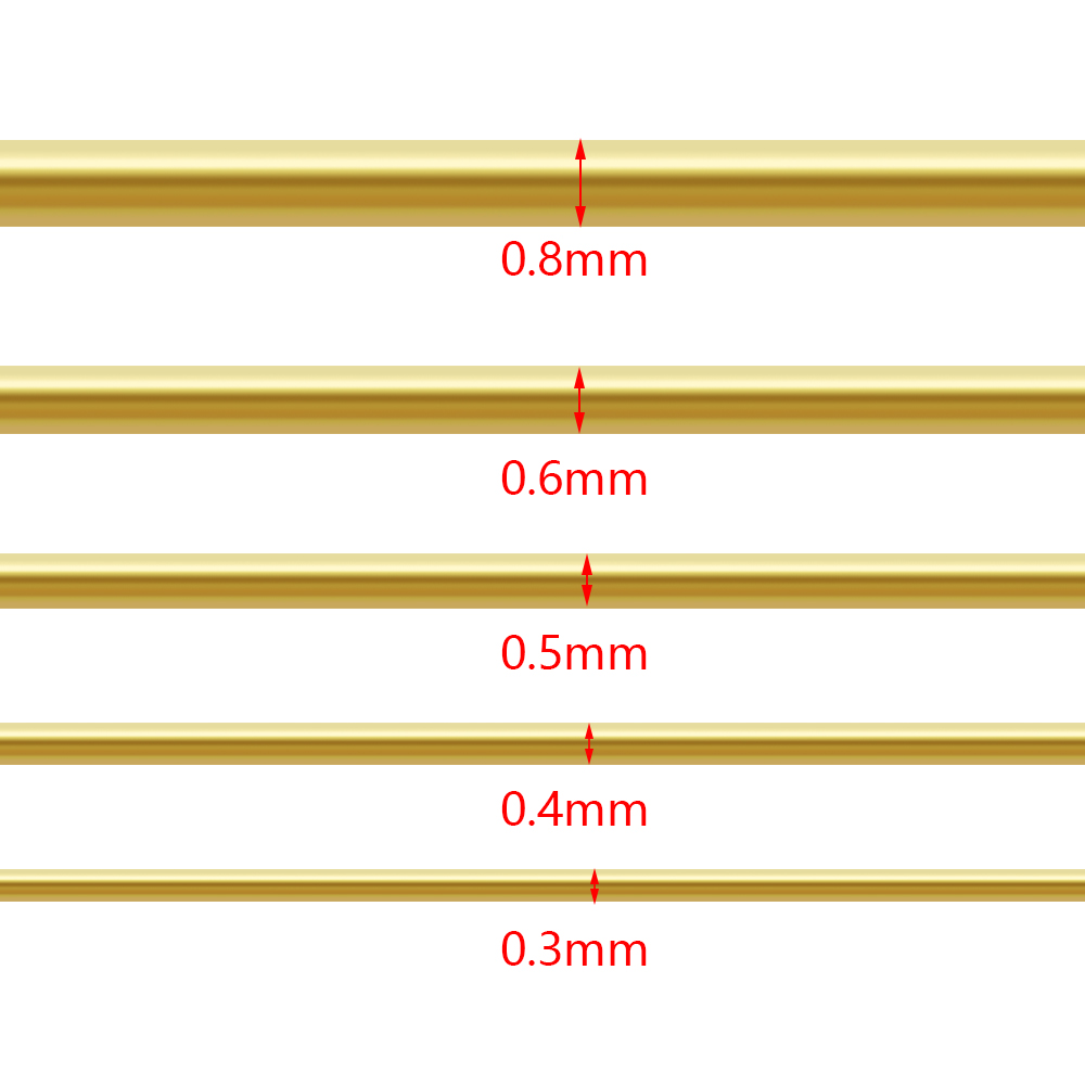 15-100m/Roll Gold Silver Color - Jewelry Making With Copper Wire recension och pris
