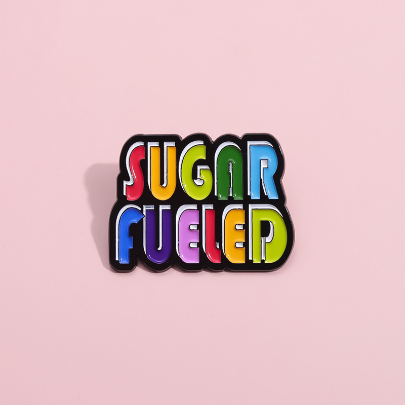 Cartoon Letter Metal Brooch Ra - Jewelry Making History recension och pris