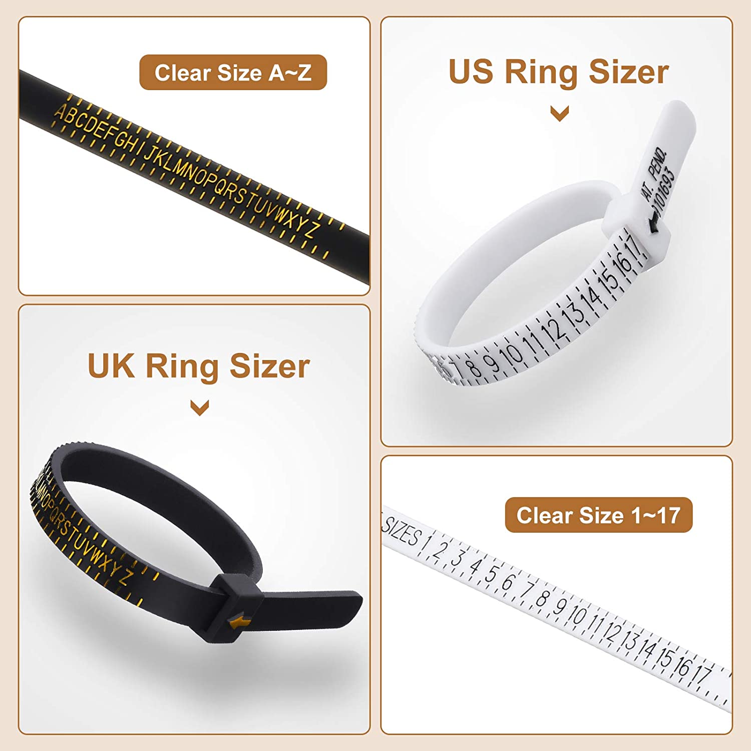 11 Pieces Of US UK Ring Mandre - Jewelry Making Table recension och pris