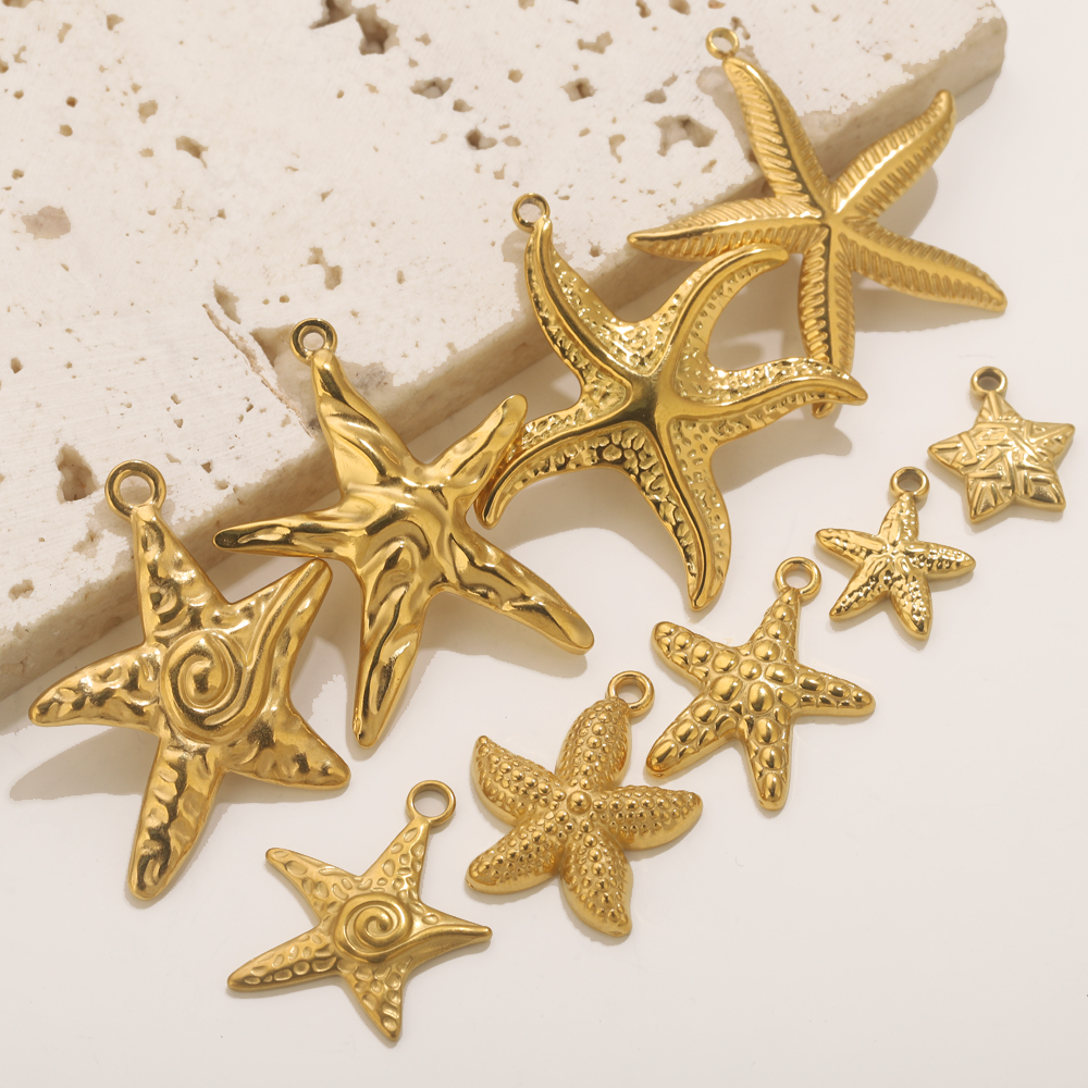5pcs Stainless Steel Summer St - Jewelry Making Supplies Wholesale recension och pris