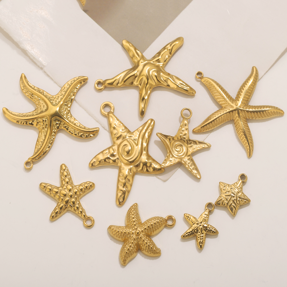5pcs Stainless Steel Summer St - Jewelry Making Supplies Wholesale recension och pris