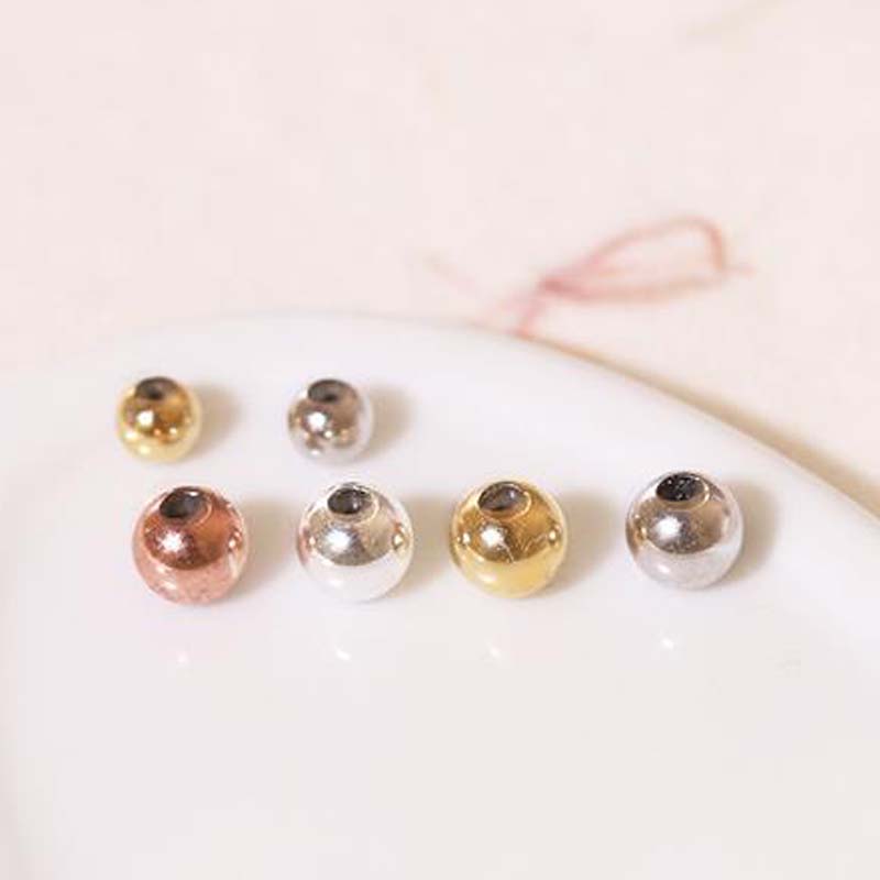 4pcs Silicone filled Bead Real - Jewelry Making Silver recension och pris