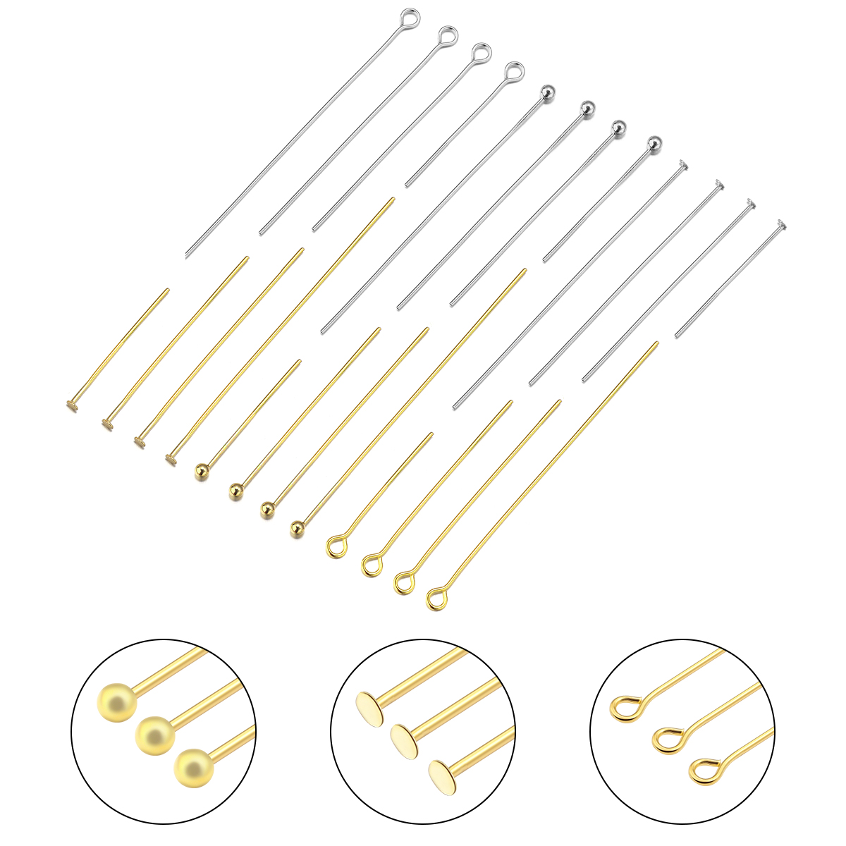 50-100pcs Stainless Steel Flat - Jewelry Making Silver recension och pris