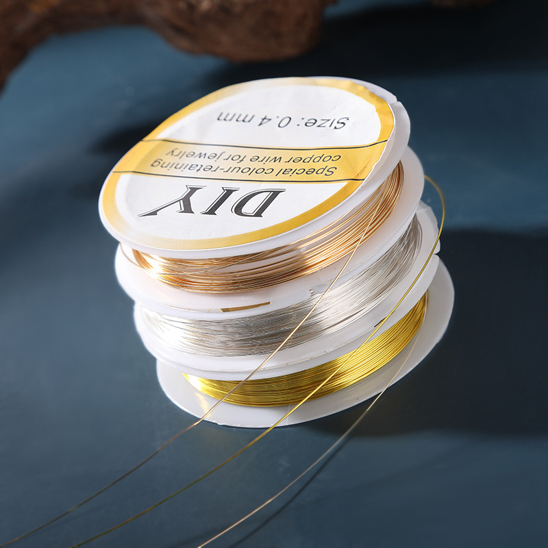 1Roll Silver Copper Wire 0.3/0 - Jewelry Making Silver recension och pris