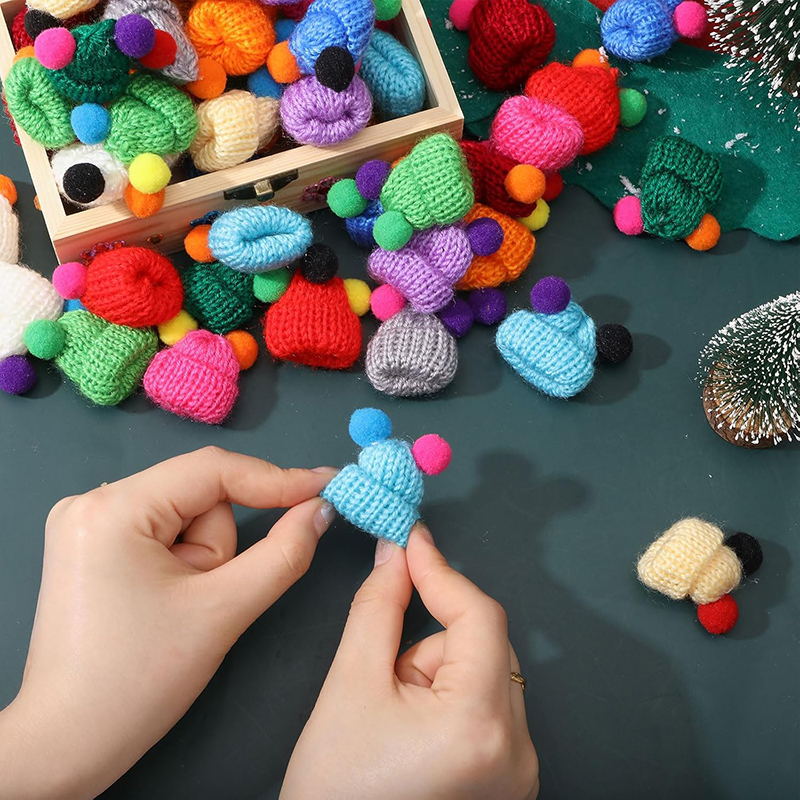 10/20pcs Mini Knitting Hats Kn - Jewelry Making Table recension och pris