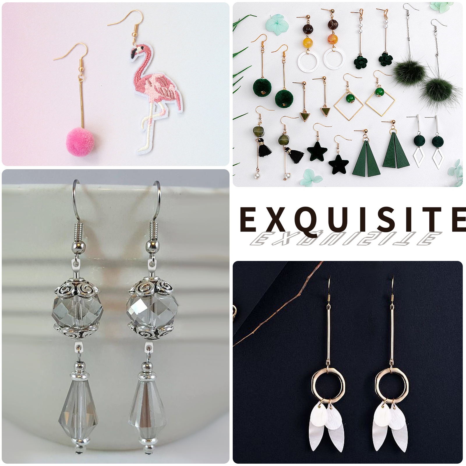 925 Silver/Gold Plated Earring - Jewelry Making Silver recension och pris