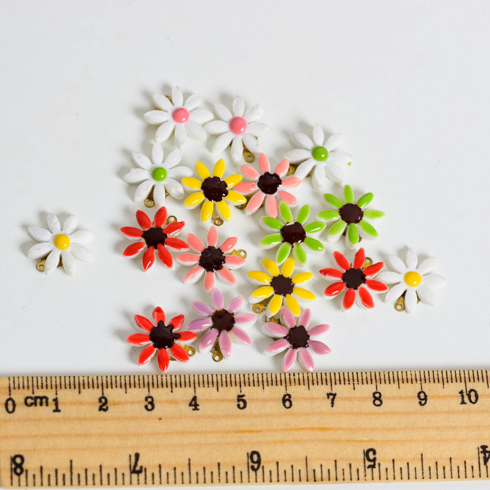 5pcs DIY Ceramic Flower Beads  - Jewelry Making Qc recension och pris