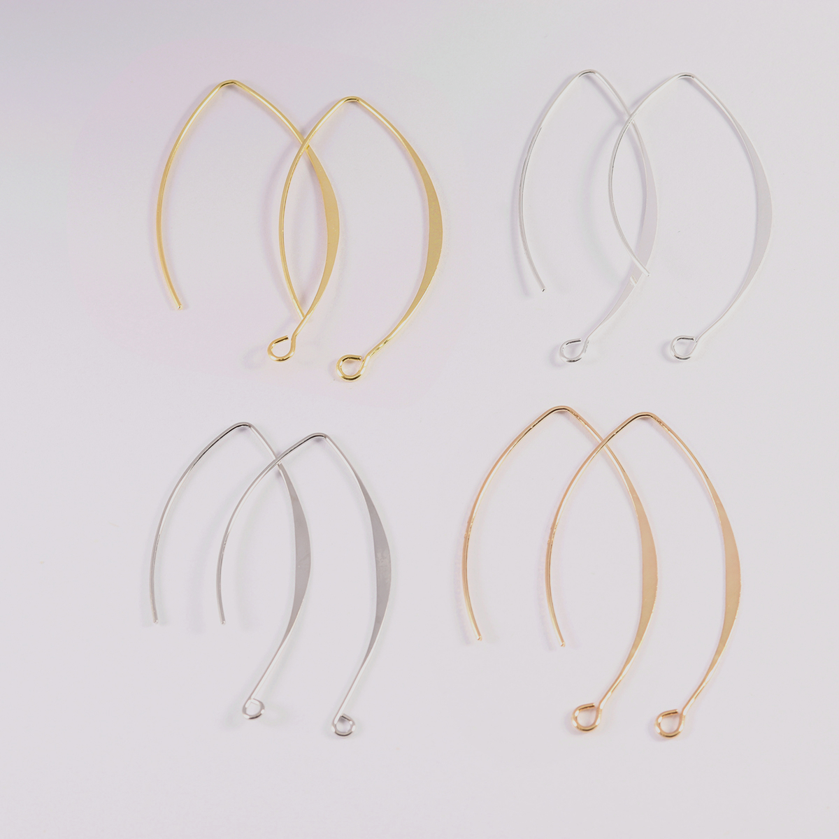 10/20pcs 45mm Anti Allergy V S - Jewelry Making With Copper Wire recension och pris
