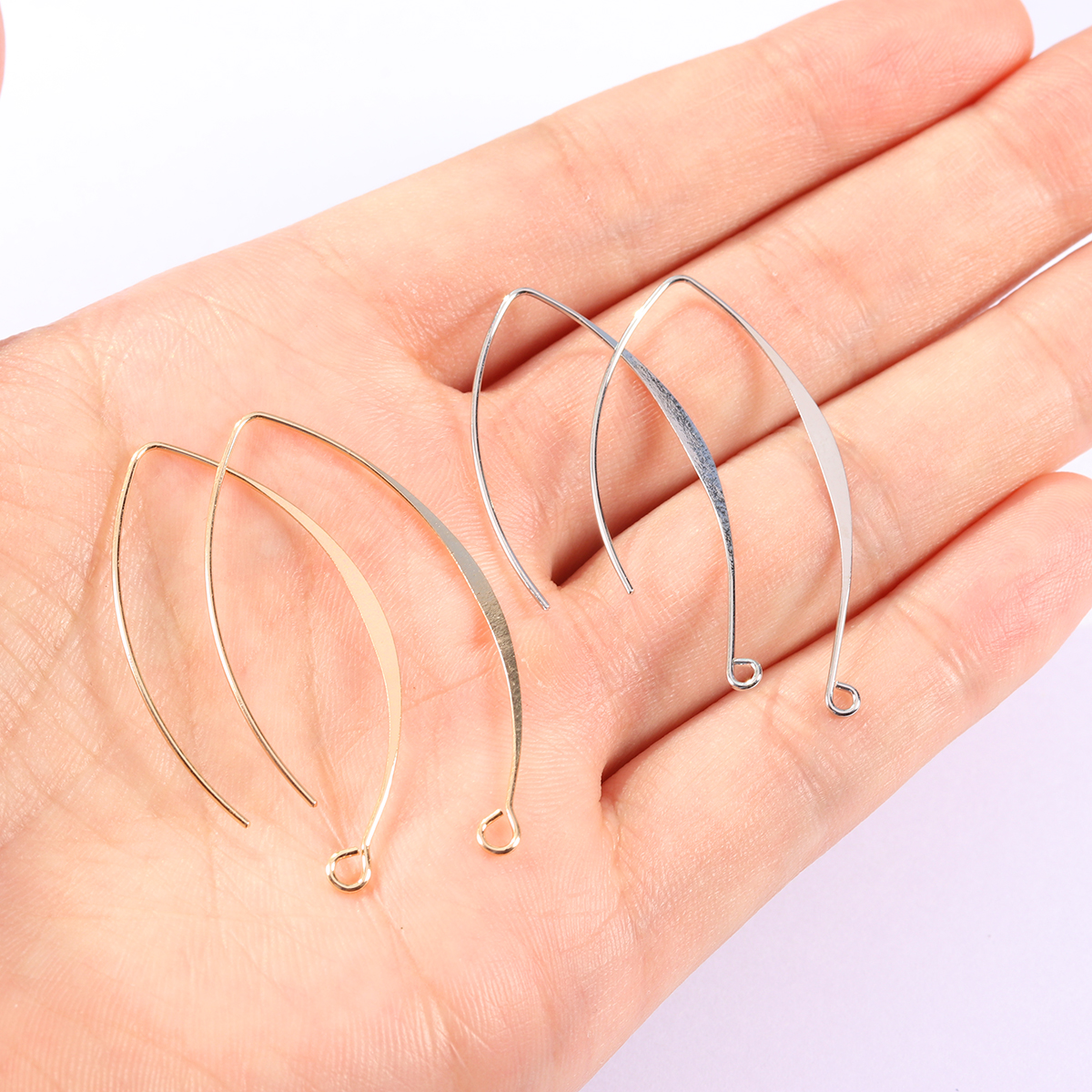 10/20pcs 45mm Anti Allergy V S - Jewelry Making With Copper Wire recension och pris