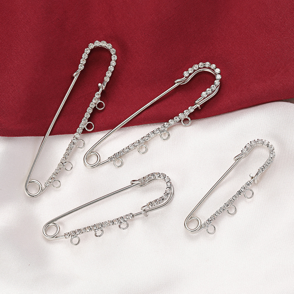 5pcs Rhinestone Charms Safety  - Jewelry Making Ring Tool recension och pris