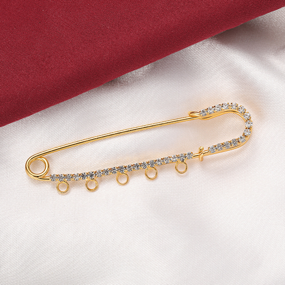 5pcs Rhinestone Charms Safety  - Jewelry Making Ring Tool recension och pris