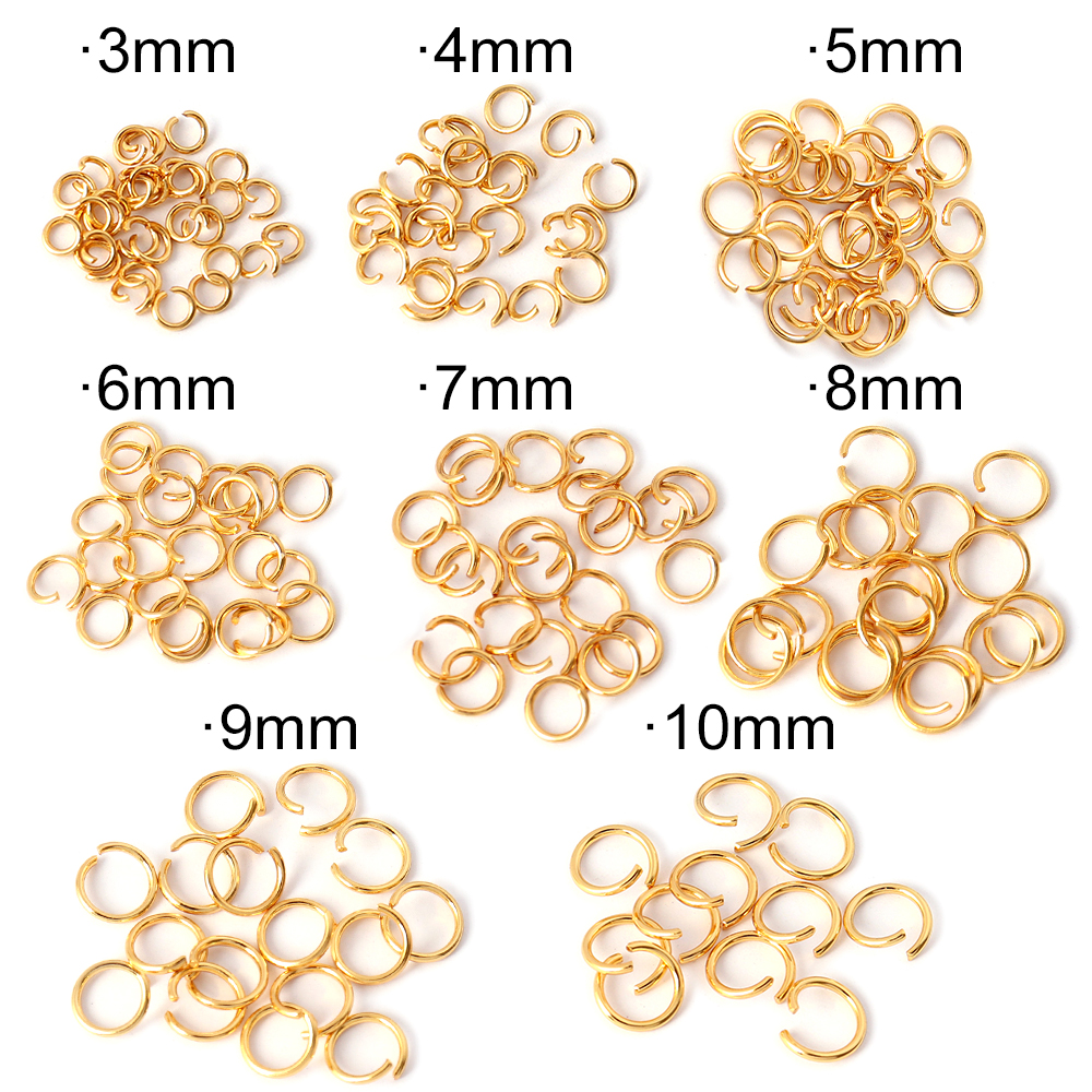 100-200Pcs/lot Stainless Steel - Jewelry Making Ring Tool recension och pris