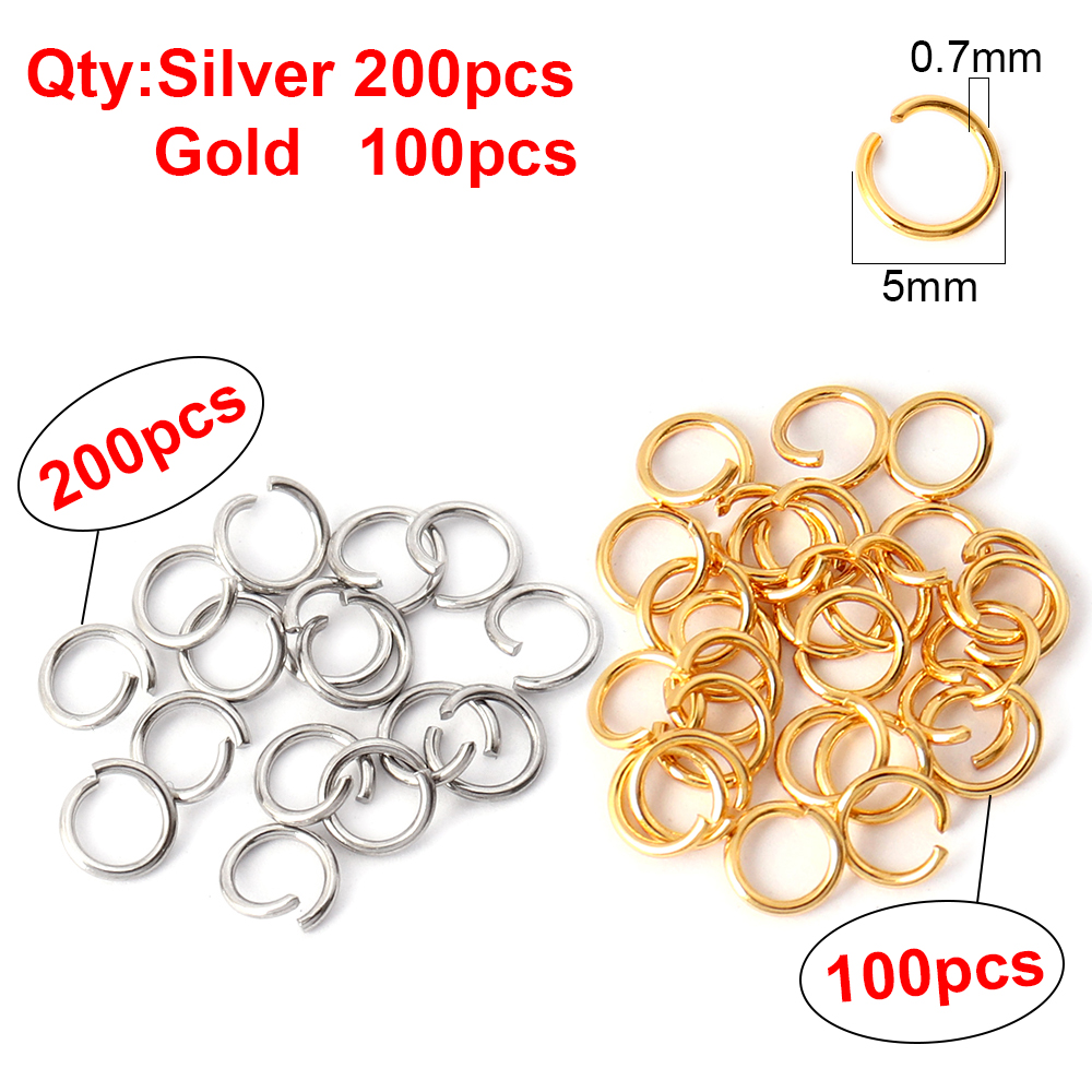 100-200Pcs/lot Stainless Steel - Jewelry Making Ring Tool recension och pris