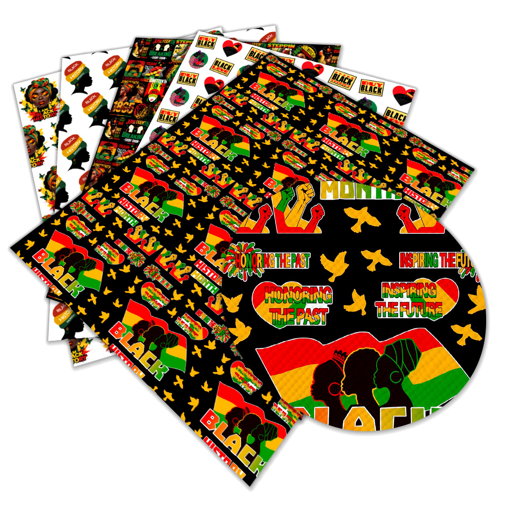 Black History Month Pattern Ar - Jewelry Making History recension och pris