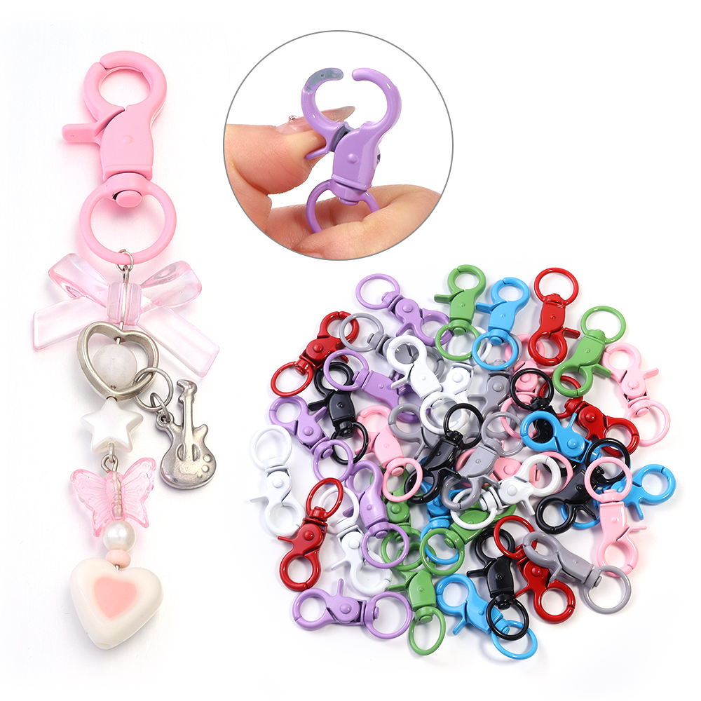 5Pcs/Lot Colorful Swivel Lobst - Jewelry Making Ring Tool recension och pris