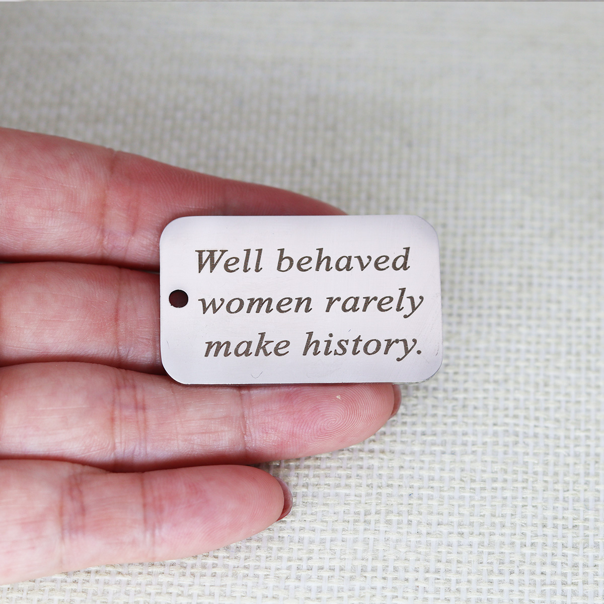 2pcs/Lot Well Behaved Women Ra - Jewelry Making History recension och pris