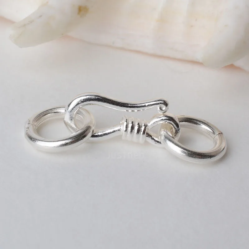 Sterling Silver S Hook & Eye F - Jewelry Making Silver recension och pris